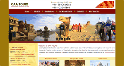Desktop Screenshot of gaatours.com